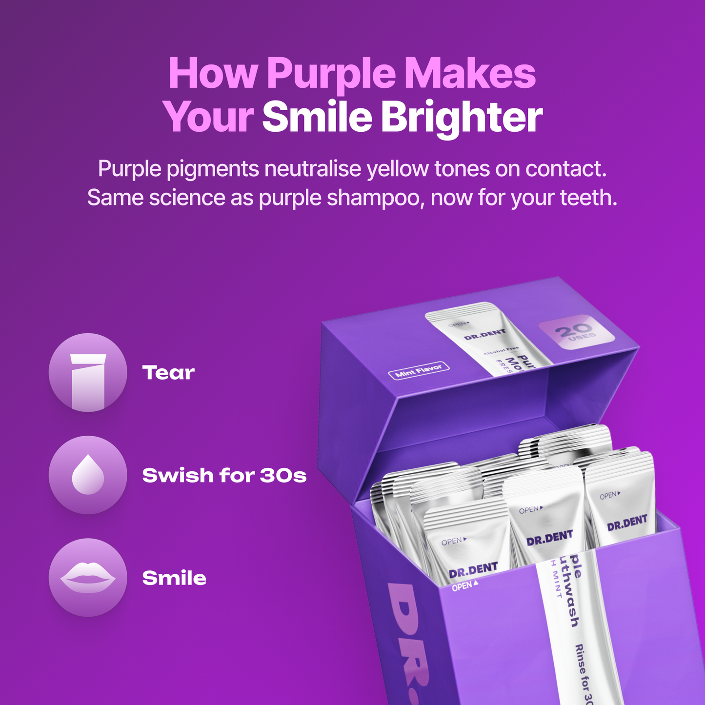 Purple Mouthwash